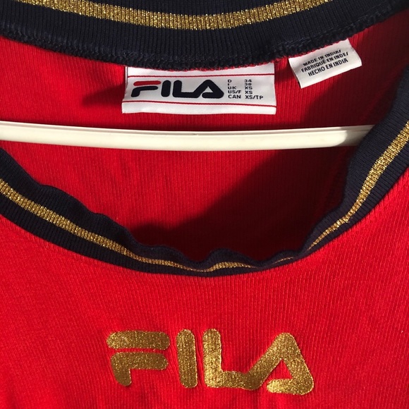 FILA red crop top - Picture 3 of 3
